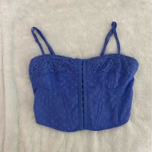 Pacsun LA Hearts Purple Corset